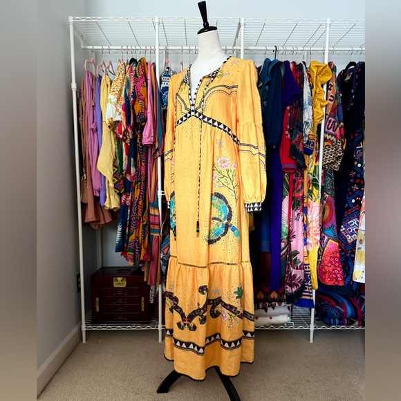 Farm Rio Brigadeiro Maxi sz Small (very faint color defects, see pictures.) - Picture 1 of 12